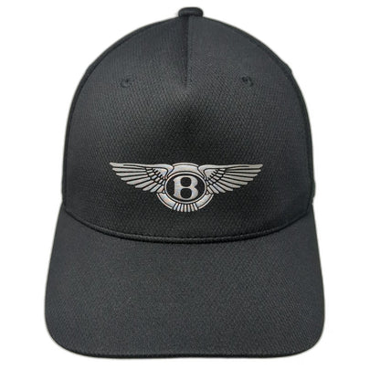 Bentley 5 Panel Black One Size Hat Flexfit Carbon Fiber Performance Polyester
