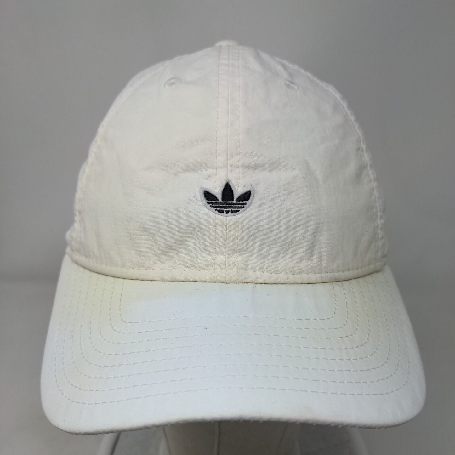 Adidas Trefoil Women's Slideback Hat White OSFW Embroidered Adjustable