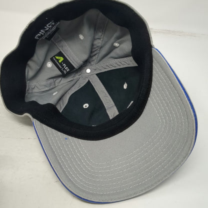 PING Baseball Cap Gray XL A-Flex Stretch Fit Play Your Best Golf Hat Embroidered