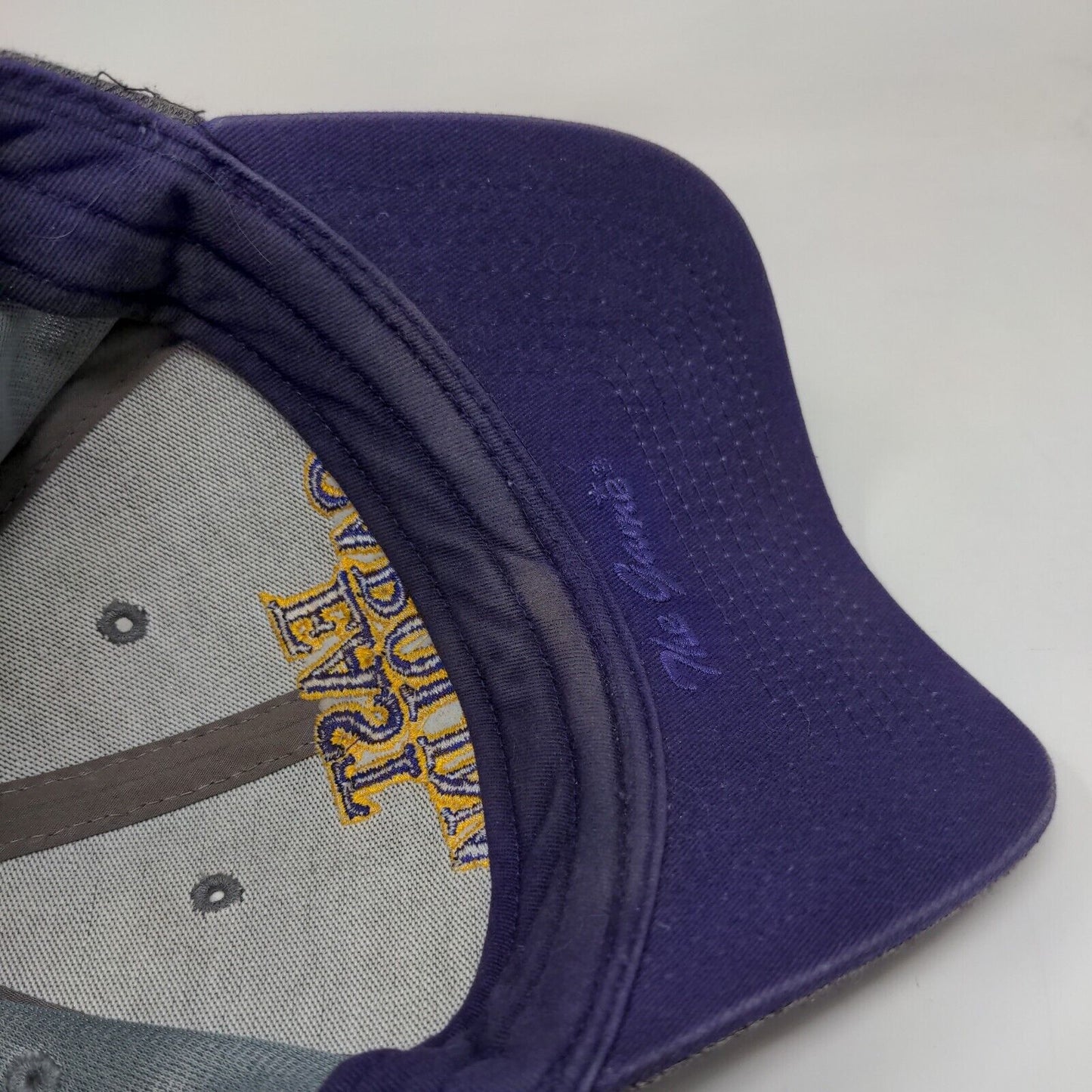 The Game Men's Snapback Hat Gray OSFM East Carolina Pirates Embroidered Logo