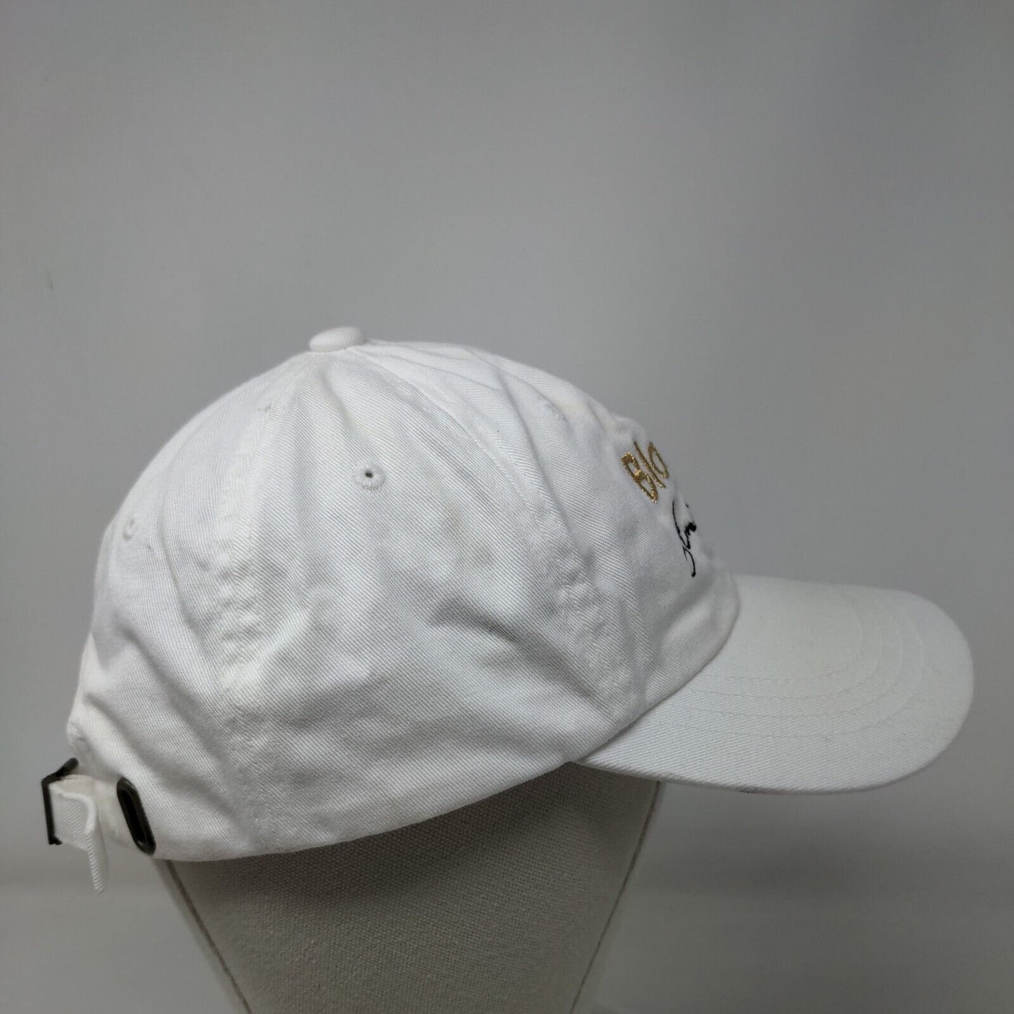 Blonde Ambition Band Slideback Hat White One Size Embroidered Yupoong