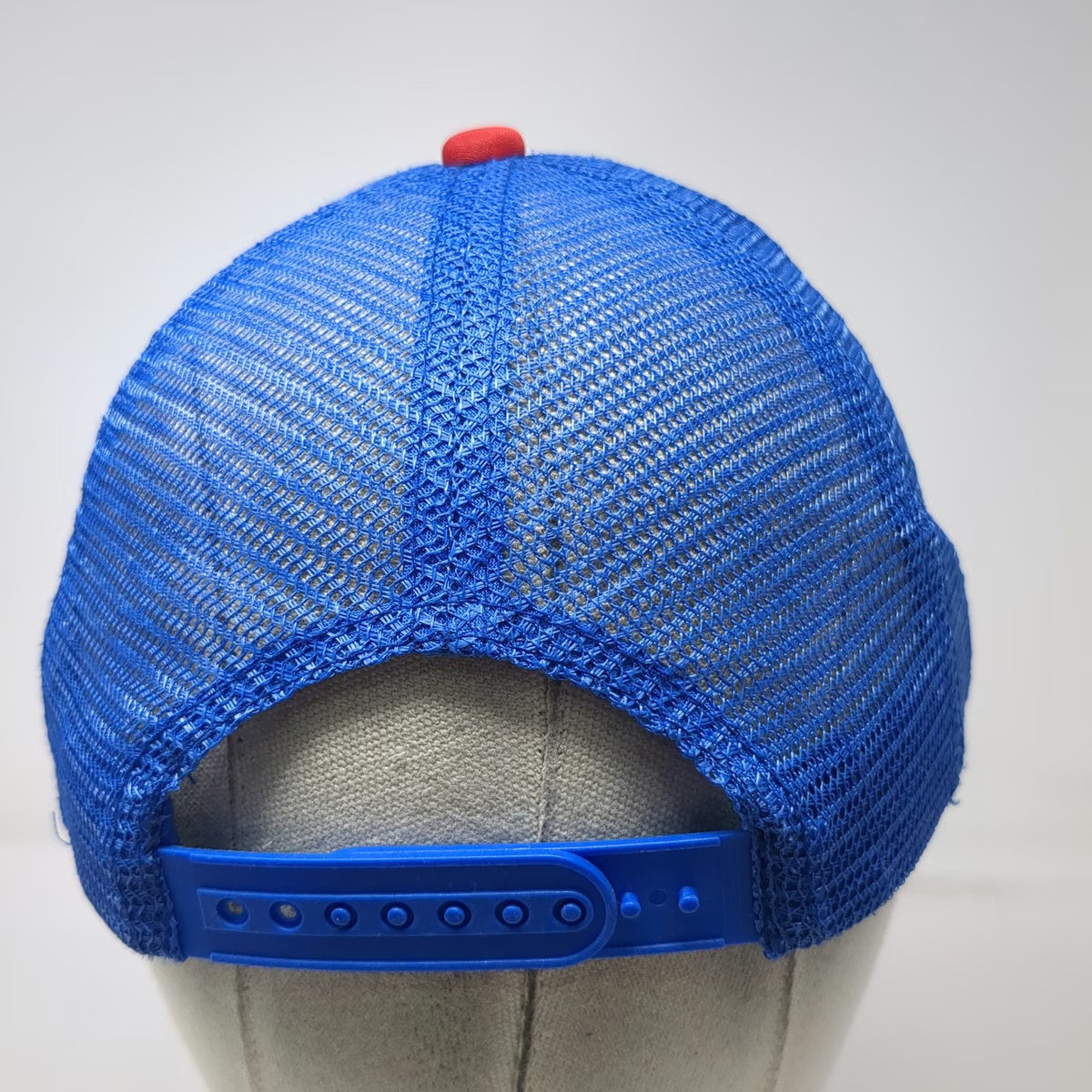 Jack's Surfboards Trucker Hat White Blue Red OSFM California Mesh Back Rope Logo