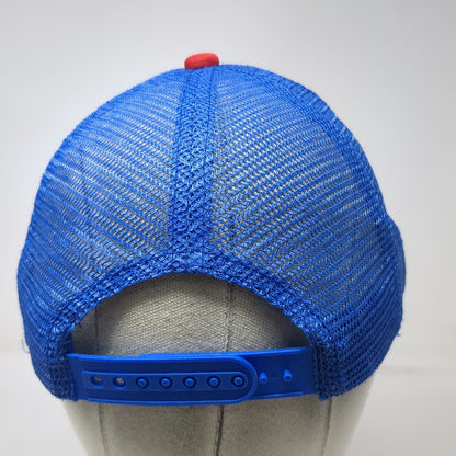 Jack's Surfboards Trucker Hat White Blue Red OSFM California Mesh Back Rope Logo