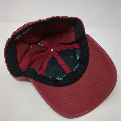 Terrace Lakes Resort Fitted Hat Red S/M Stretch Flexfit Embroidered Richardson