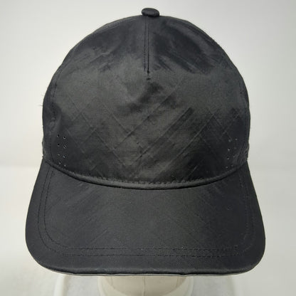CODEOFBELL 5 Panel Black Hat One Size Recycled Polyester Laser Cut Reflective