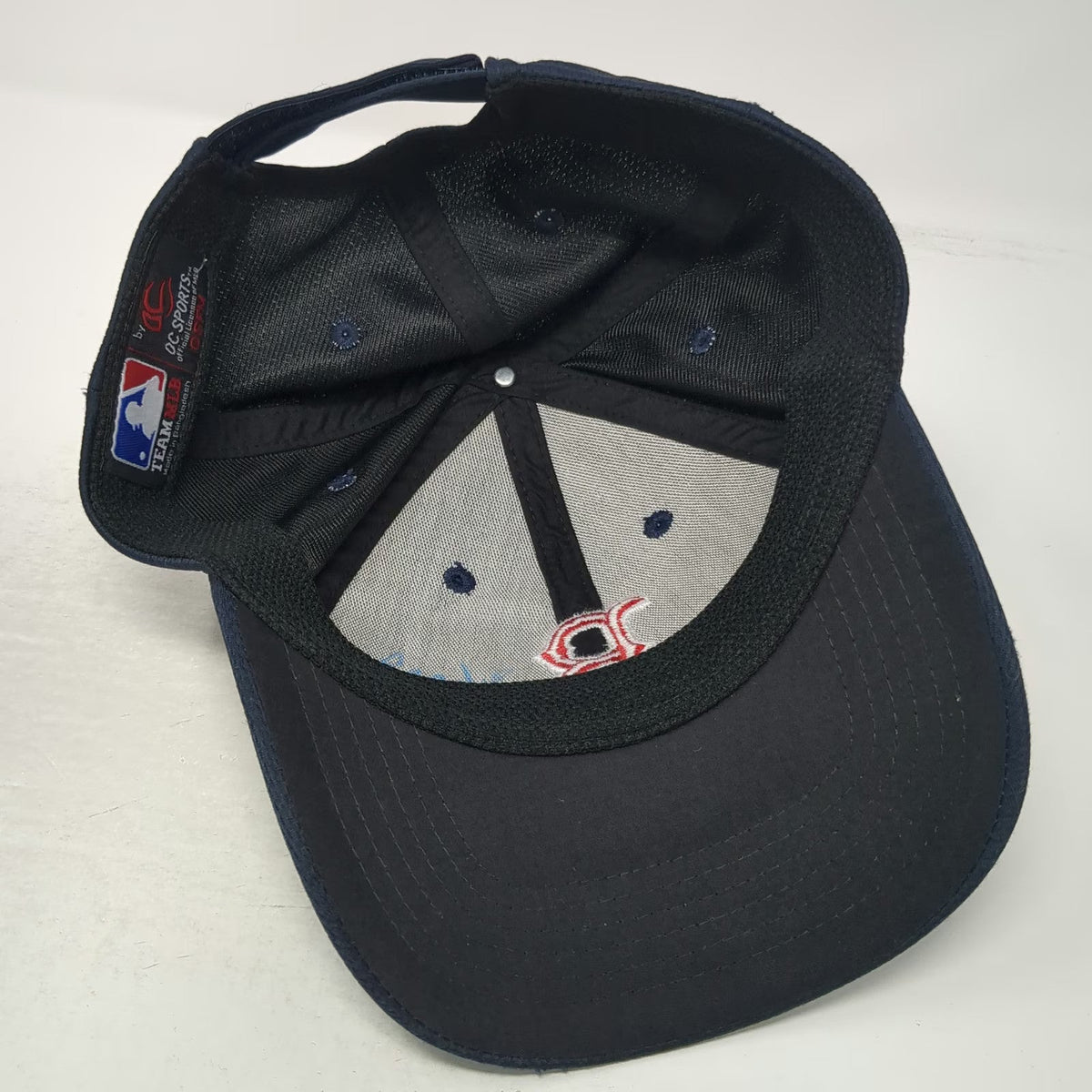 Boston Red Sox MLB OC Sports Baseball Cap Blue One Size Diamond Mesh Strapback