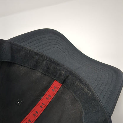 Under Armour Logo Fitted Hat Black Medium/Large Stretch Vent Holes
