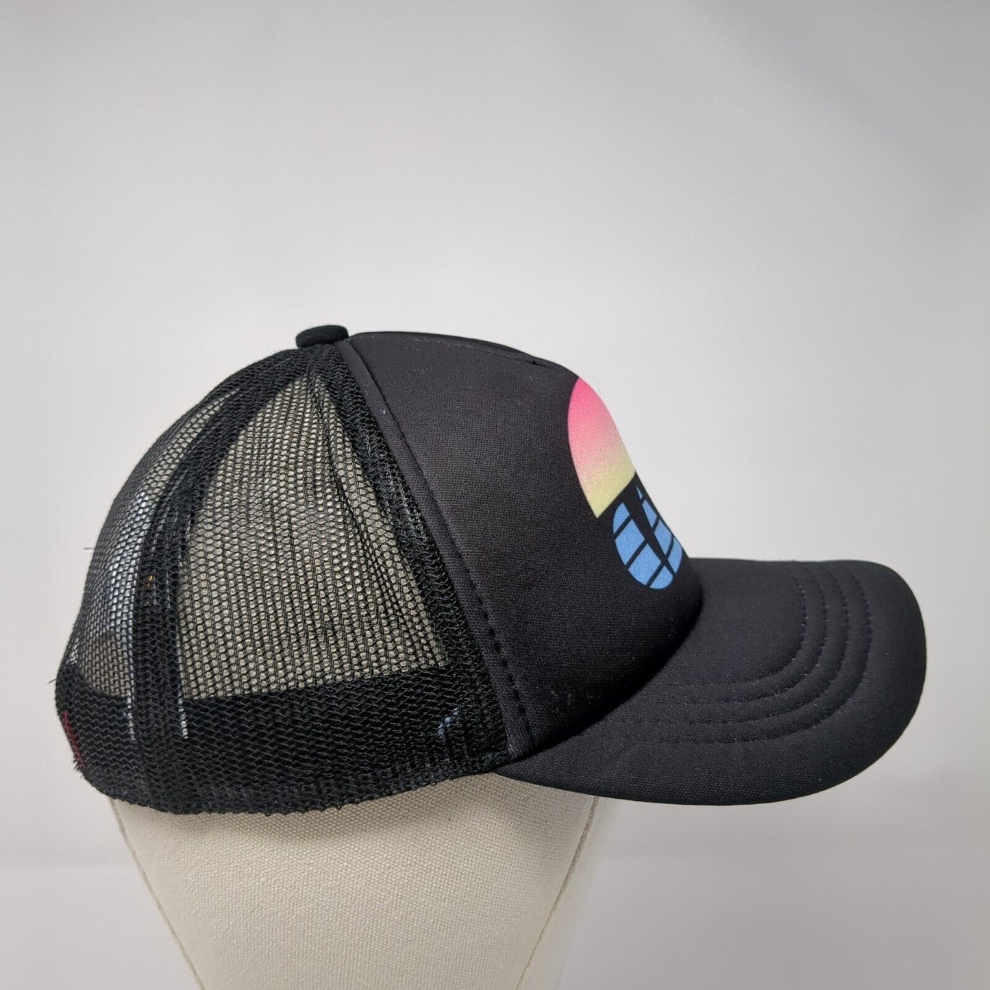 Cali Snapback Trucker Hat Black One Size Mesh Back Old Navy Adjustable