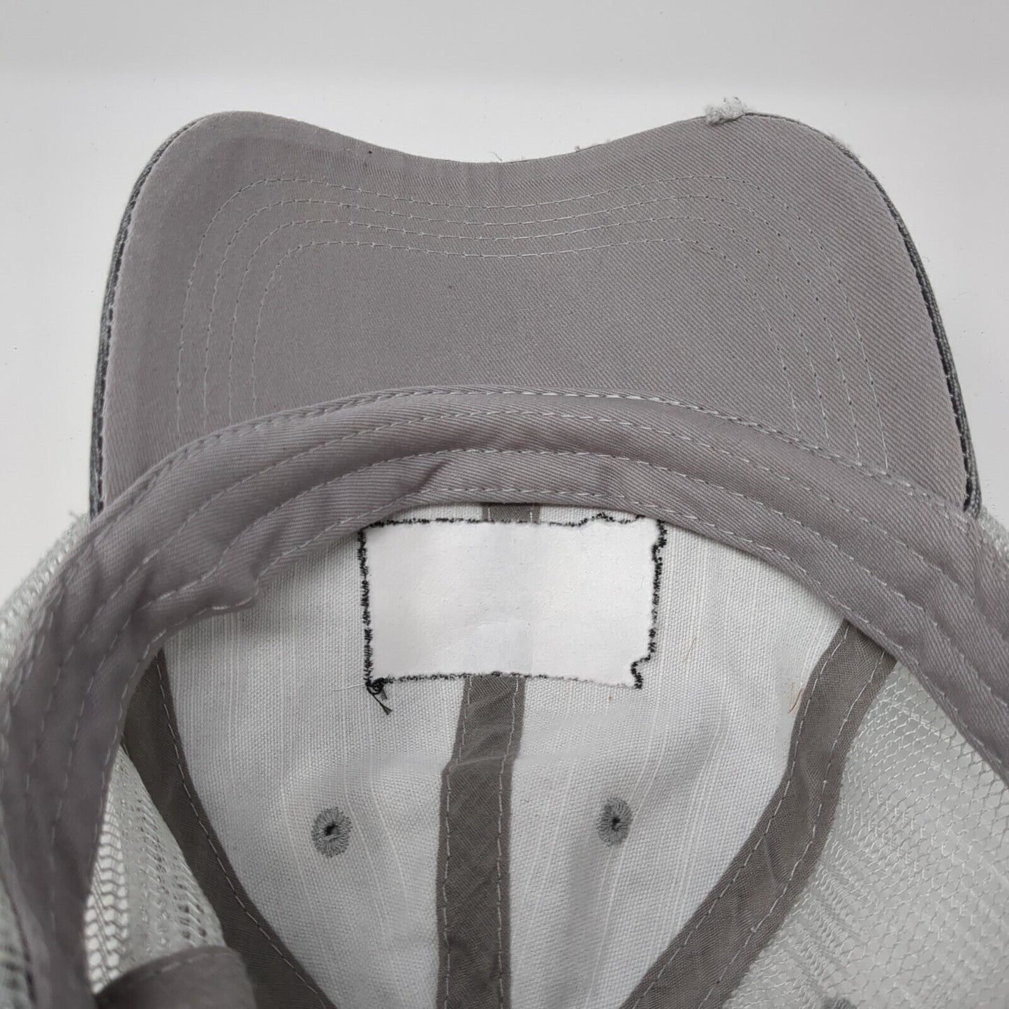 Gracie Designs Ponyback Trucker Hat Gray OS Adjustable Mesh Floral Distressed