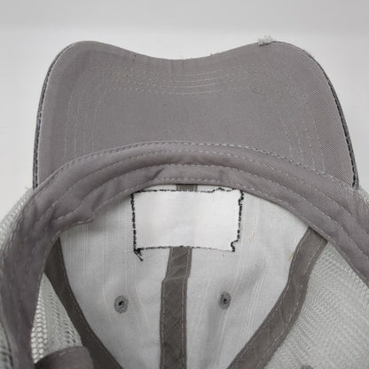 Gracie Designs Ponyback Trucker Hat Gray OS Adjustable Mesh Floral Distressed