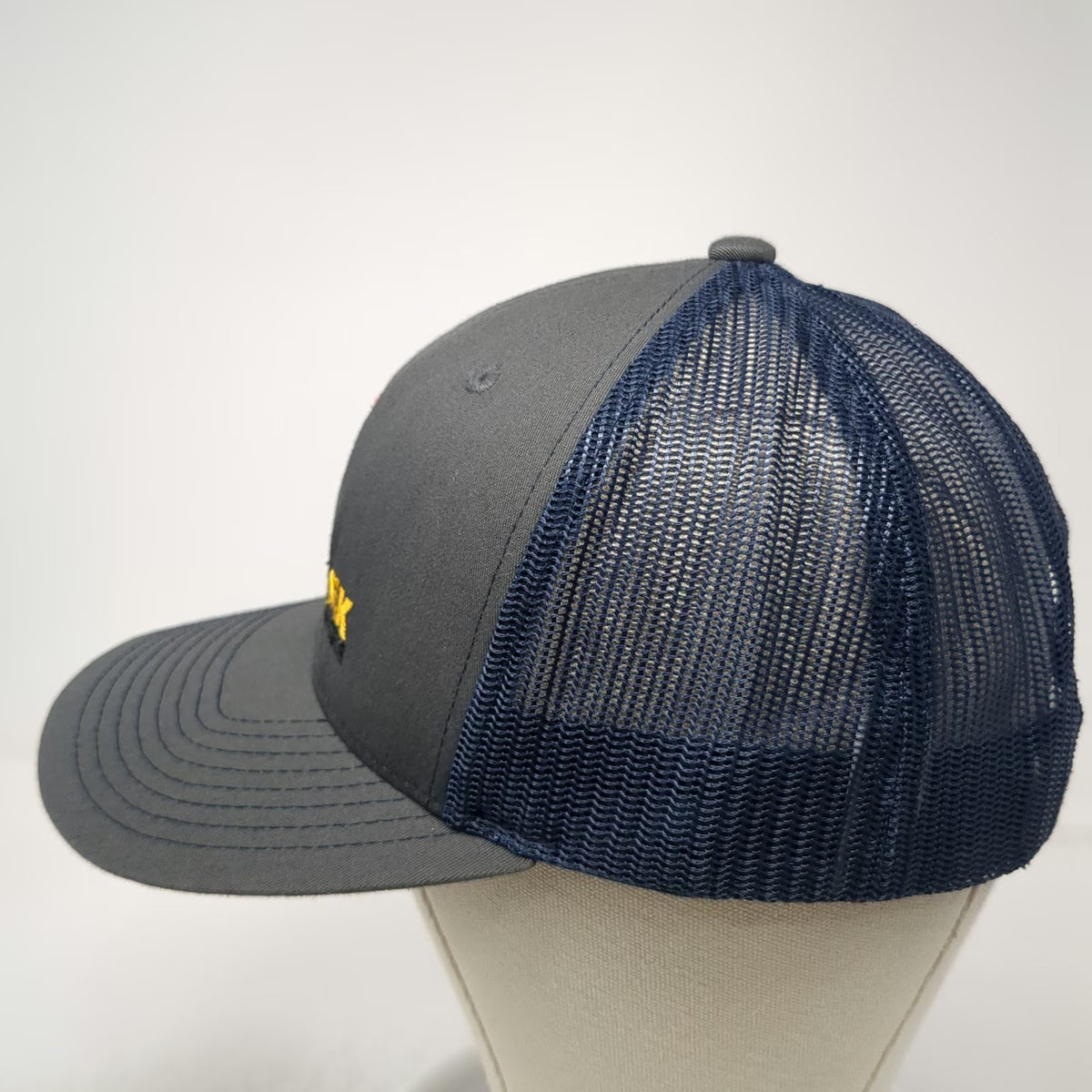 Richardson Trucker Hat Gray One Size Maryland Fleet Week Air Show Baltimore Mesh