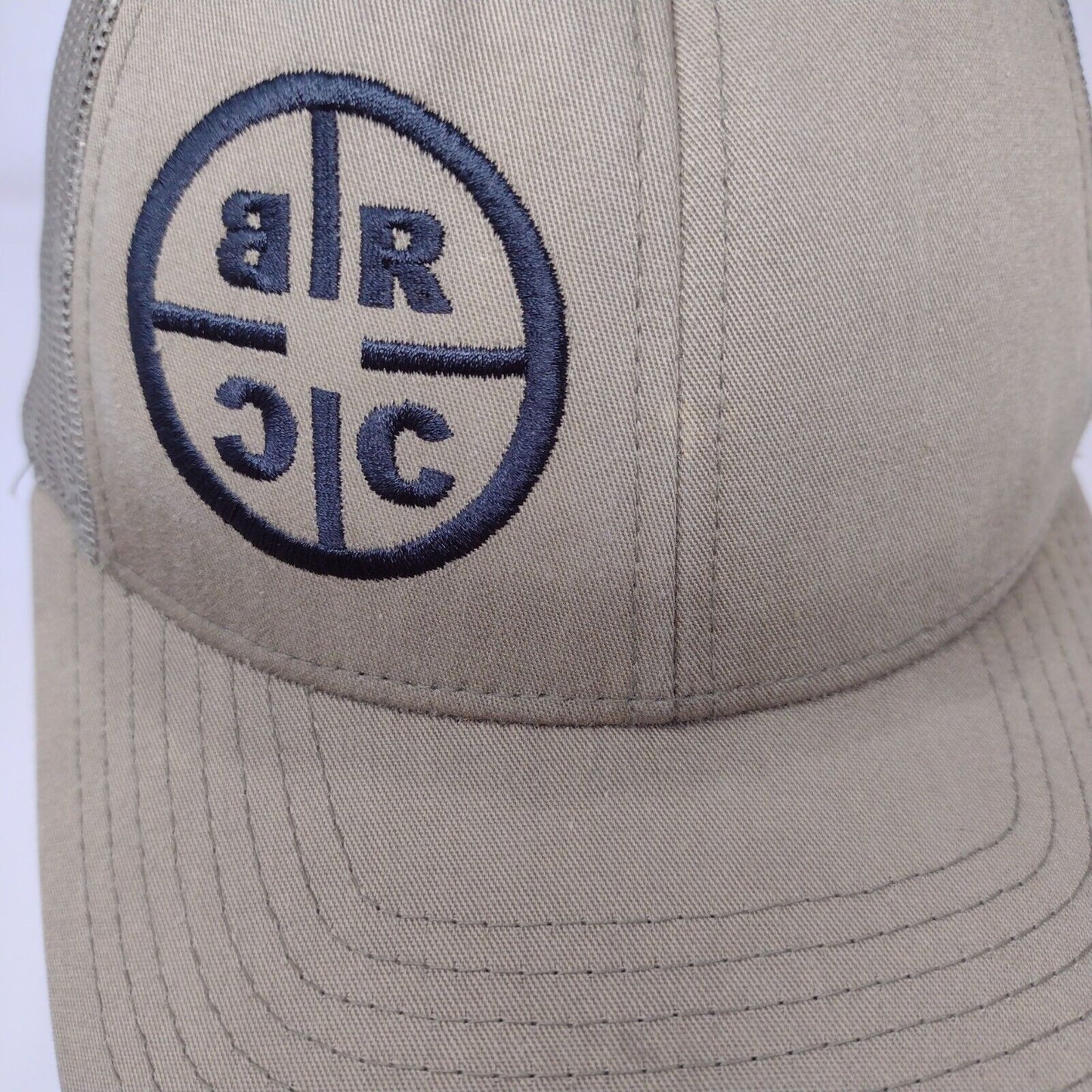 BRCC Snapback Mesh Back Trucker Hat Multi M/L Embroidered Richardson