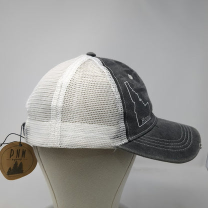 PNW Beginnings Baseball Cap Gray One Size Mesh Back Strapback Idaho State Hat