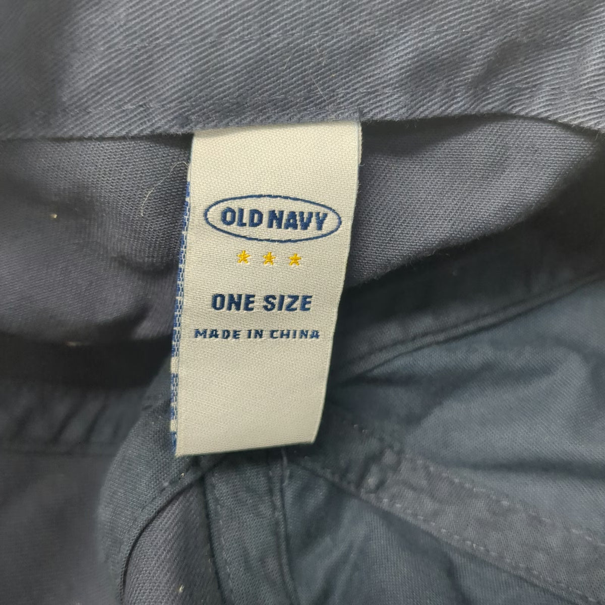 Old Navy Baseball Cap Blue OSFM Pahoa Peak Embroidered Contrast Stitching Hat