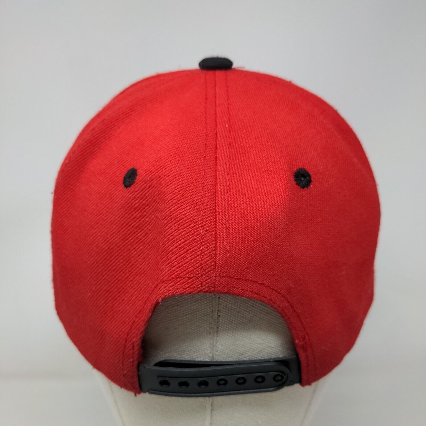 Ring of Fire Snapback Hat Red Black OS Embroidered King Crown Logo Acrylic