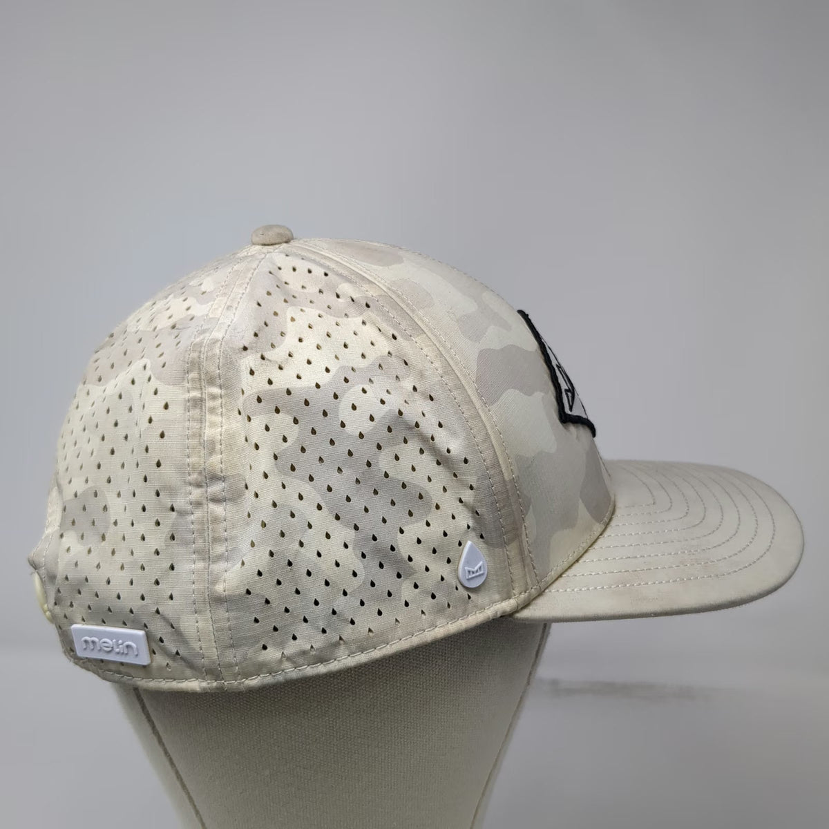 Melin Trucker Hat Beige L Boise Helitack Patch Mesh Back Snapback Hydro Camo