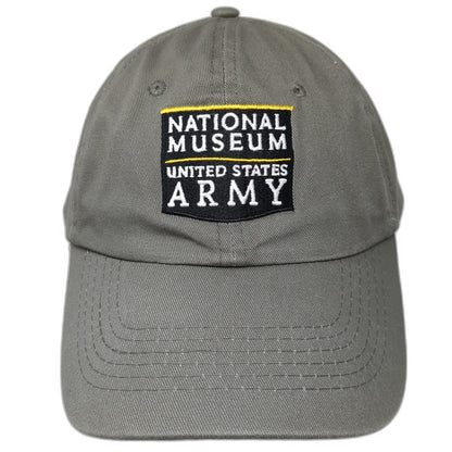 National Museum United States Army Green One Size Baseball Cap Hat Sponsor Logo