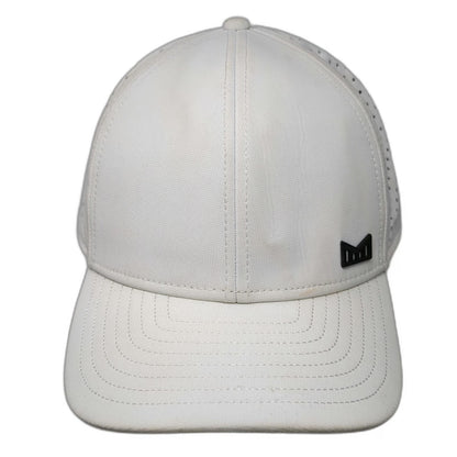 Melin Trucker Hat White One Size Perforated Performance Snapback Hydro A-Game
