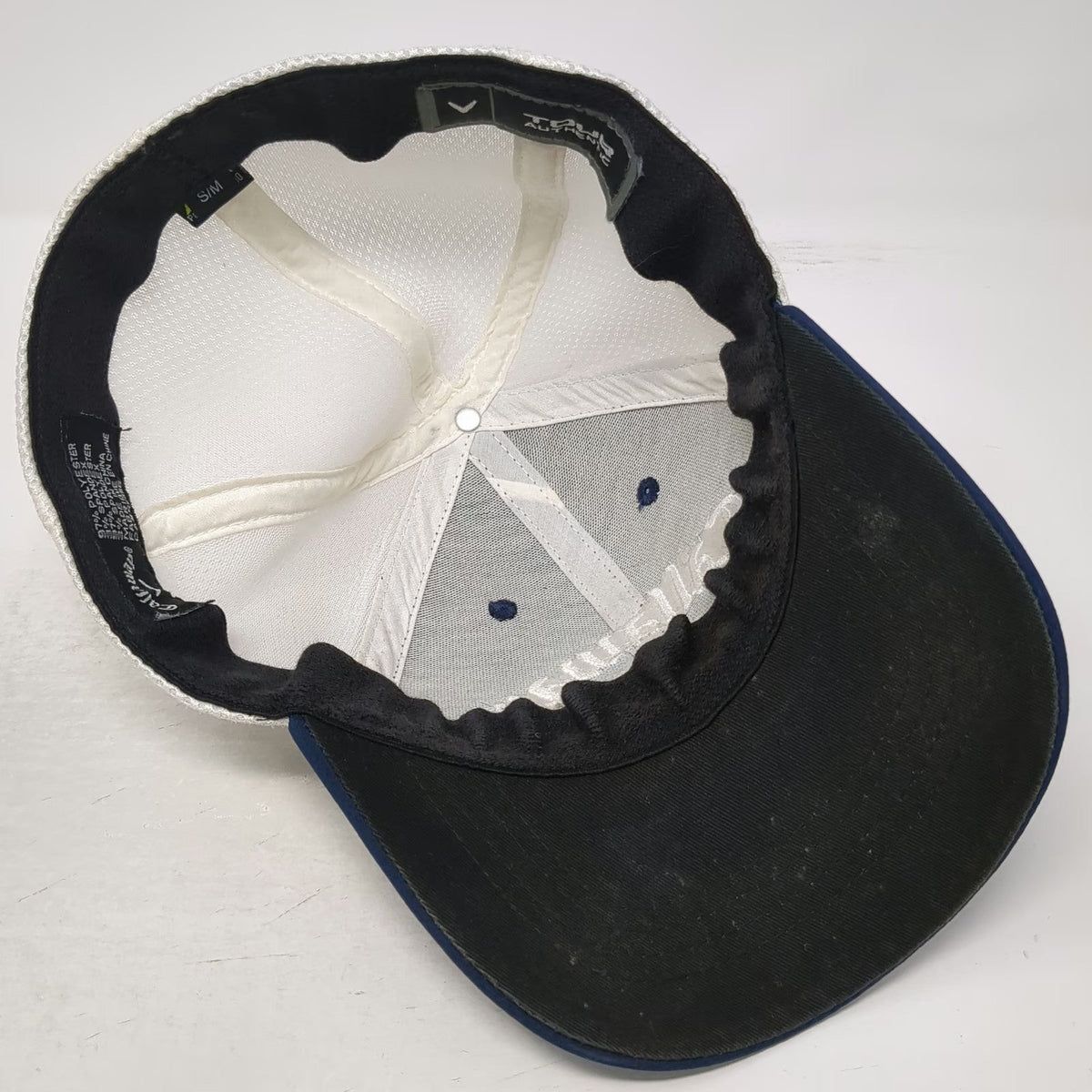 Callaway Baseball Cap Blue M Mesh Tour Authentic Odyssey XR Bomb Golf Hat