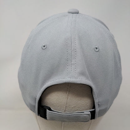 Yupoong Strapback Hat Gray One Size Embroidered 110|One Ten Flex Fit Tech
