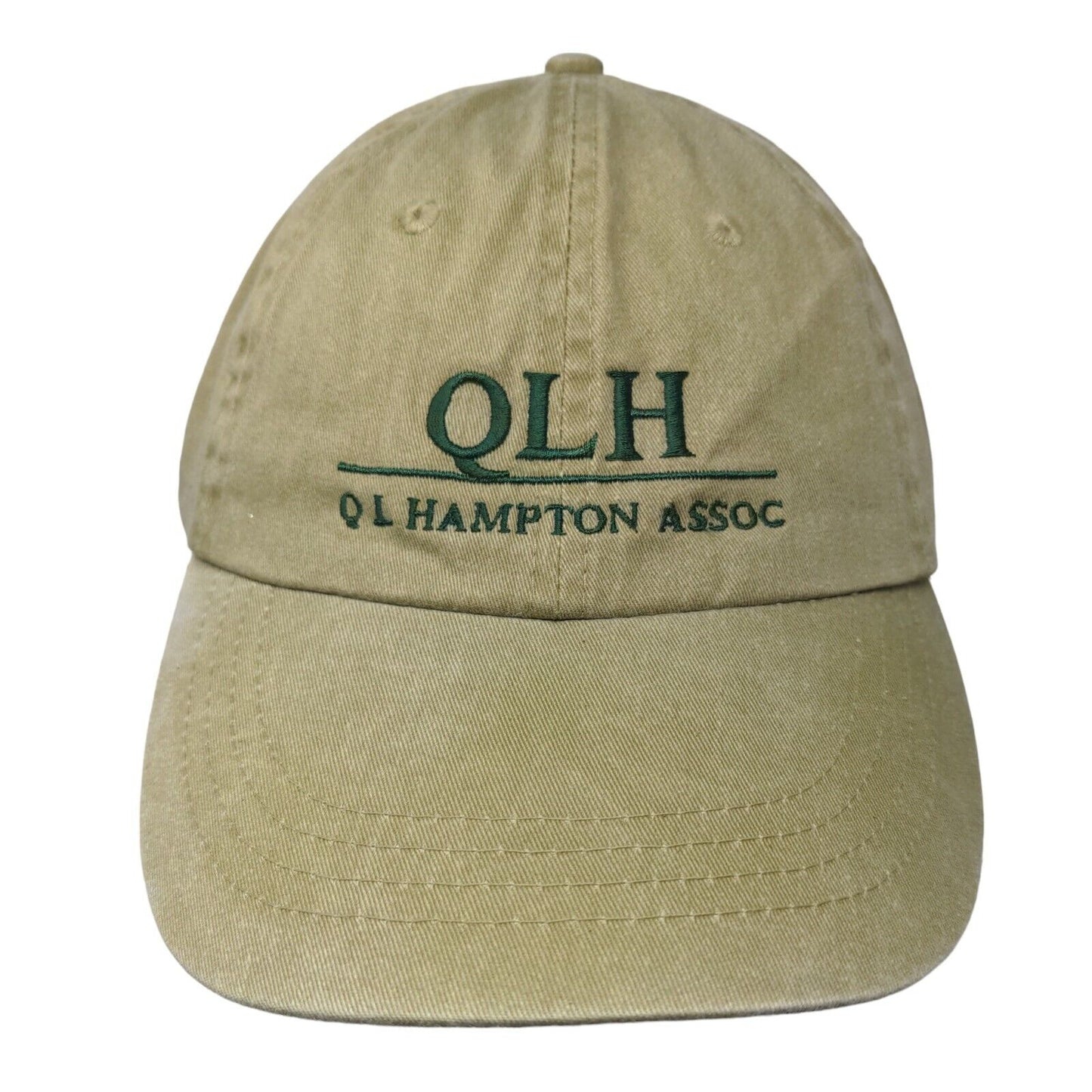 QLH QL Hampton Assoc Consulting Engineers Slideback Hat Greenish-Tan One Size