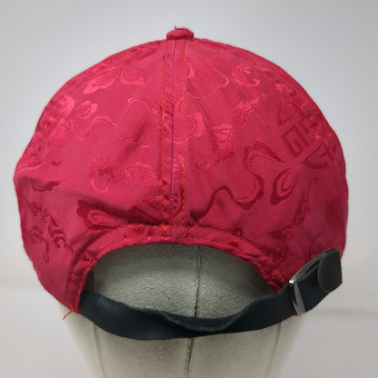 Dreamsacks Baseball Cap Red One Size 100% Silk Chinese Pattern Hat Slideback