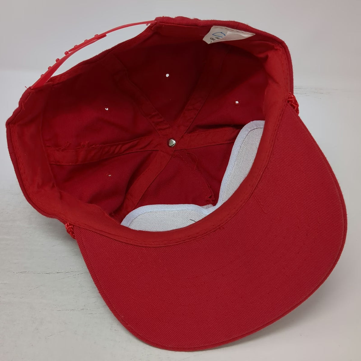 Ama Pro Trucker Red OS Rope Brim Snapback Rollicking Reptile Ranch Cotton Hat