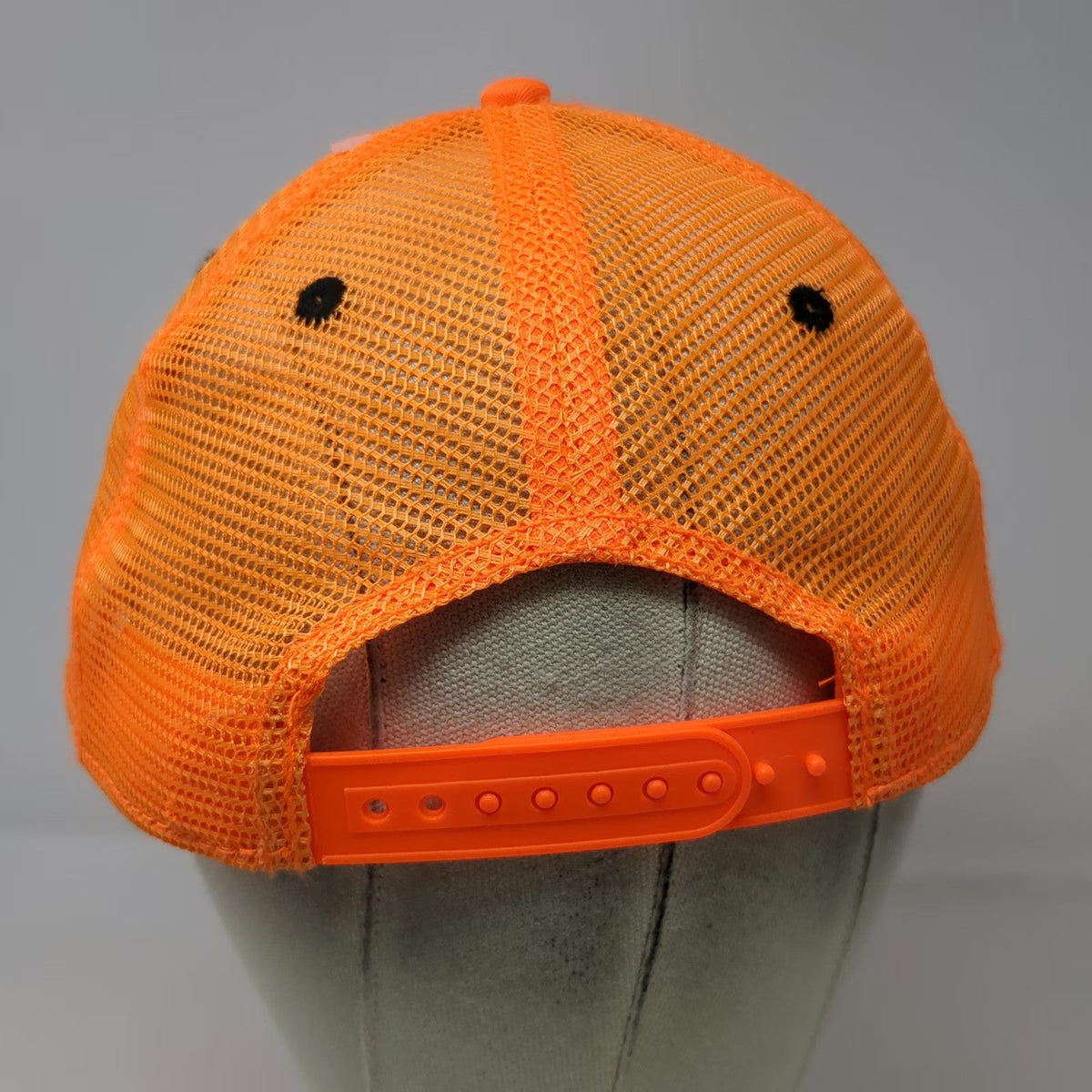 Tractor Supply Co Trucker Hat Orange Black One Size Snapback Mesh Logo Work Hat