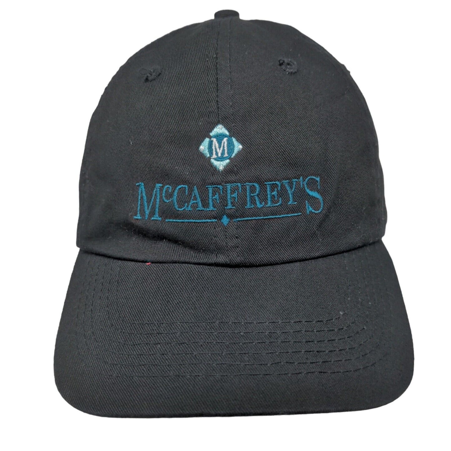 McCaffrey's Men's Slideback Hat Black Size OSFA Embroidered Logo 100% Cotton