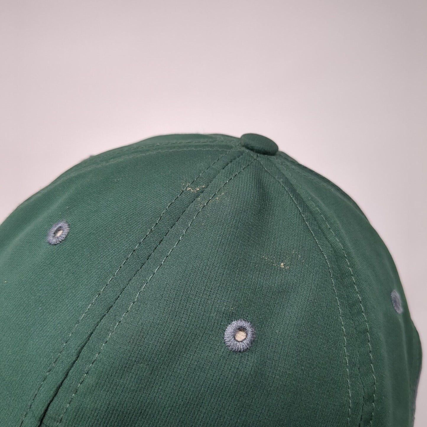 Mustangs Strapback Hat Green OS Adjustable Embroidered R. Active Richardson