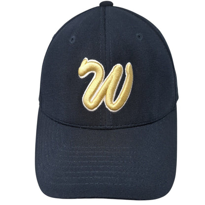 W Fitted Baseball Cap Blue Size 8 Flexfit Performance Pacific Headwear