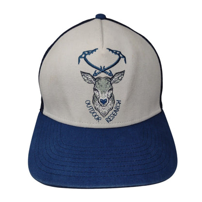 Outdoor Research Deer Snapback Trucker Hat Blue One Size Mesh Back