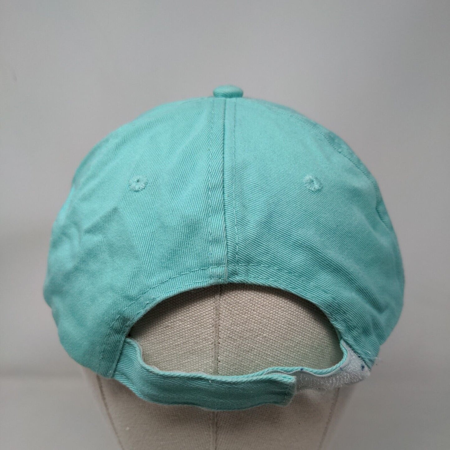 Ocean Surfari St. Thomas USVI Strapback Hat Blue One Size Embroidered