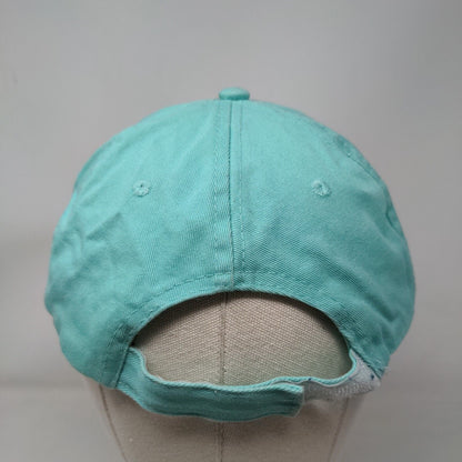 Ocean Surfari St. Thomas USVI Strapback Hat Blue One Size Embroidered