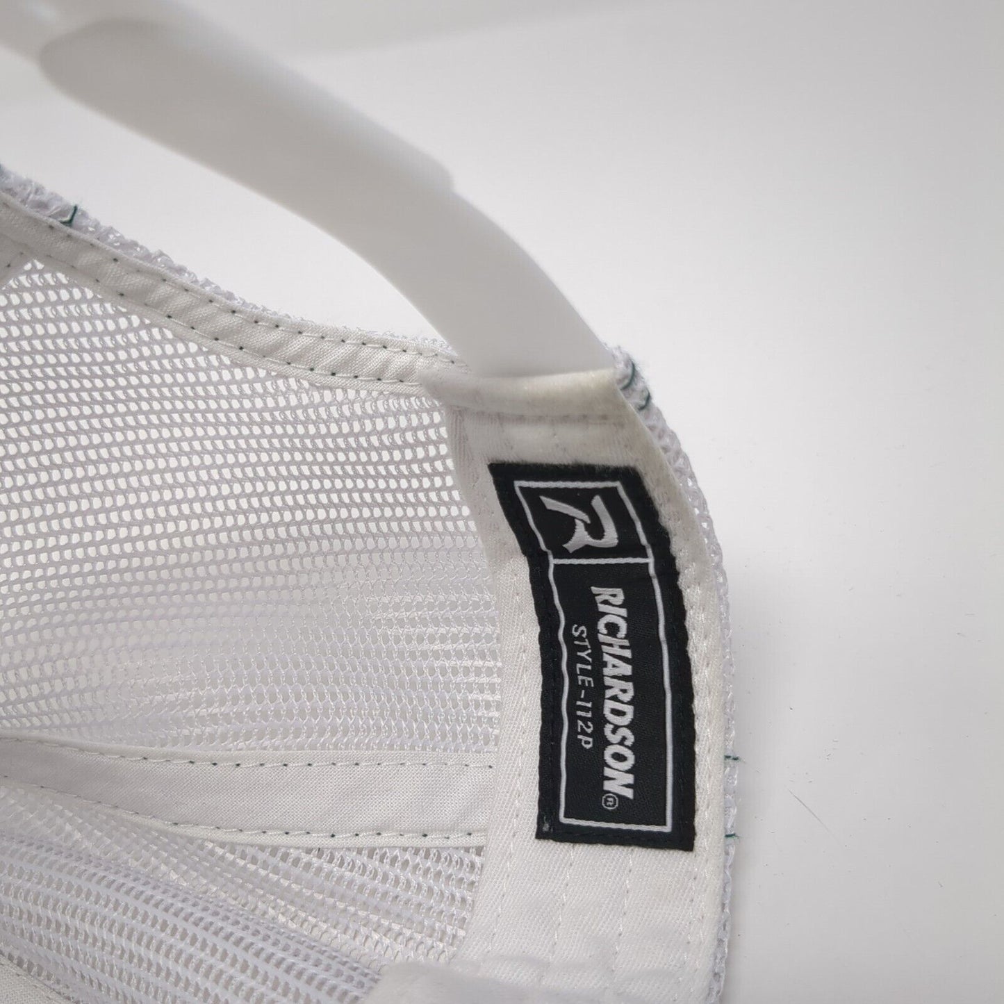 ISAT USA Flag Snapback Trucker Hat Multicolor OS Mesh Back Patriotic Richardson