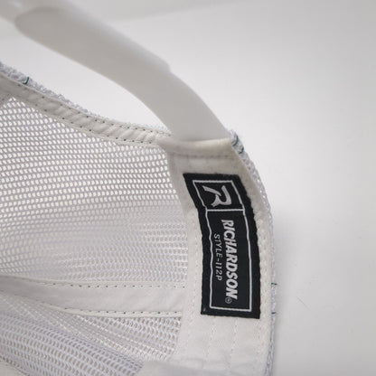 ISAT USA Flag Snapback Trucker Hat Multicolor OS Mesh Back Patriotic Richardson