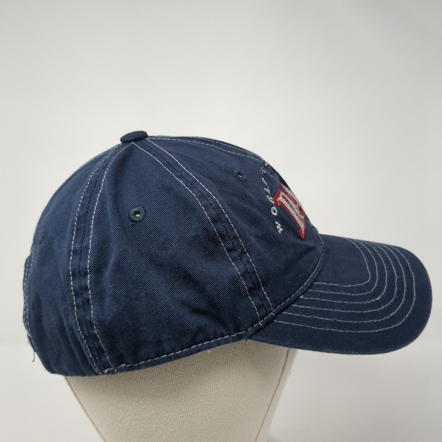 World's Greatest Dad Strapback Hat Blue One Size Concept One 6 Panel