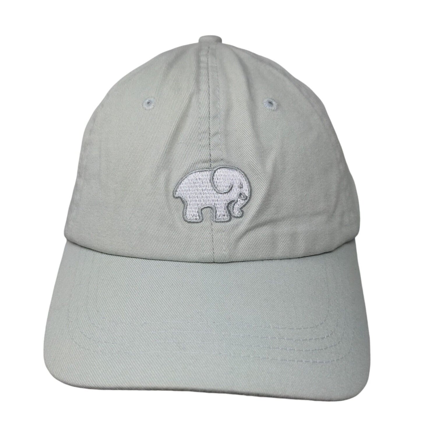 Elephant Ivory Ella Slideback Hat Gray One Size Embroidered 6 Panel
