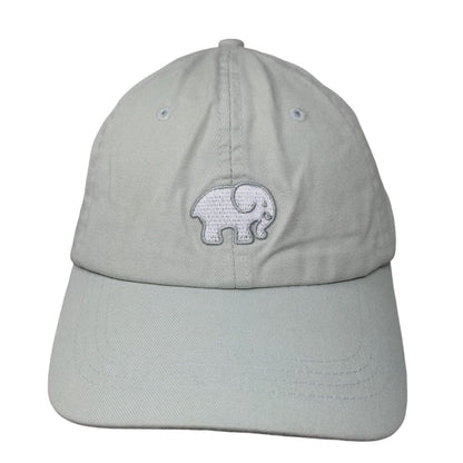 Elephant Ivory Ella Slideback Hat Gray One Size Embroidered 6 Panel