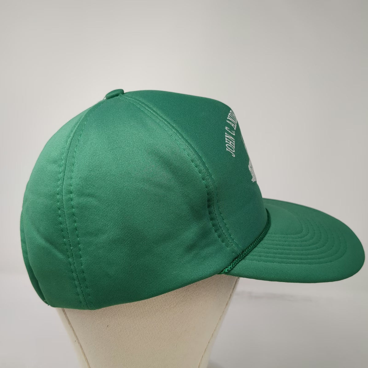 Otto Trucker Green One Size Snapback John C Andrade Trucking Galt CA Semi Hat