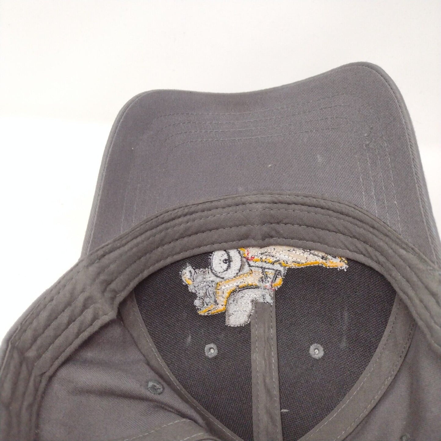 Walker Owner Strapback Hat Gray OSFA Adjustable Embroidered Vented Holes
