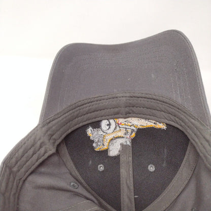Walker Owner Strapback Hat Gray OSFA Adjustable Embroidered Vented Holes