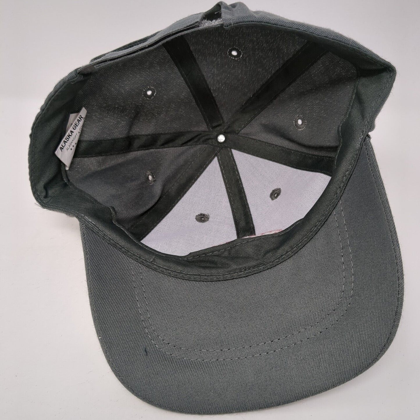 Alaska Girl Strapback Hat Gray One Size Adjustable Embroidered 6 Panel