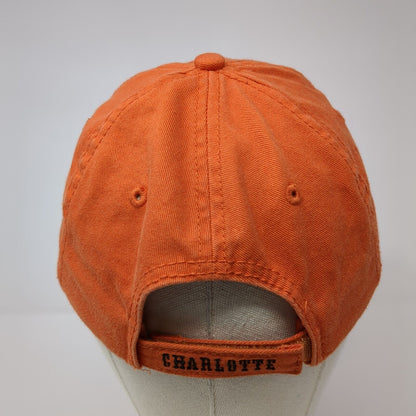 Rock-N-Roll Outlaw Whisky River Charlotte Strapback Hat Orange OS Adjustable