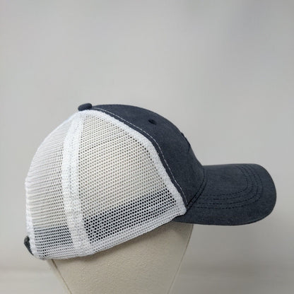 Tommy Bahama Marlin Slideback Trucker Hat Blue One Size Mesh Back