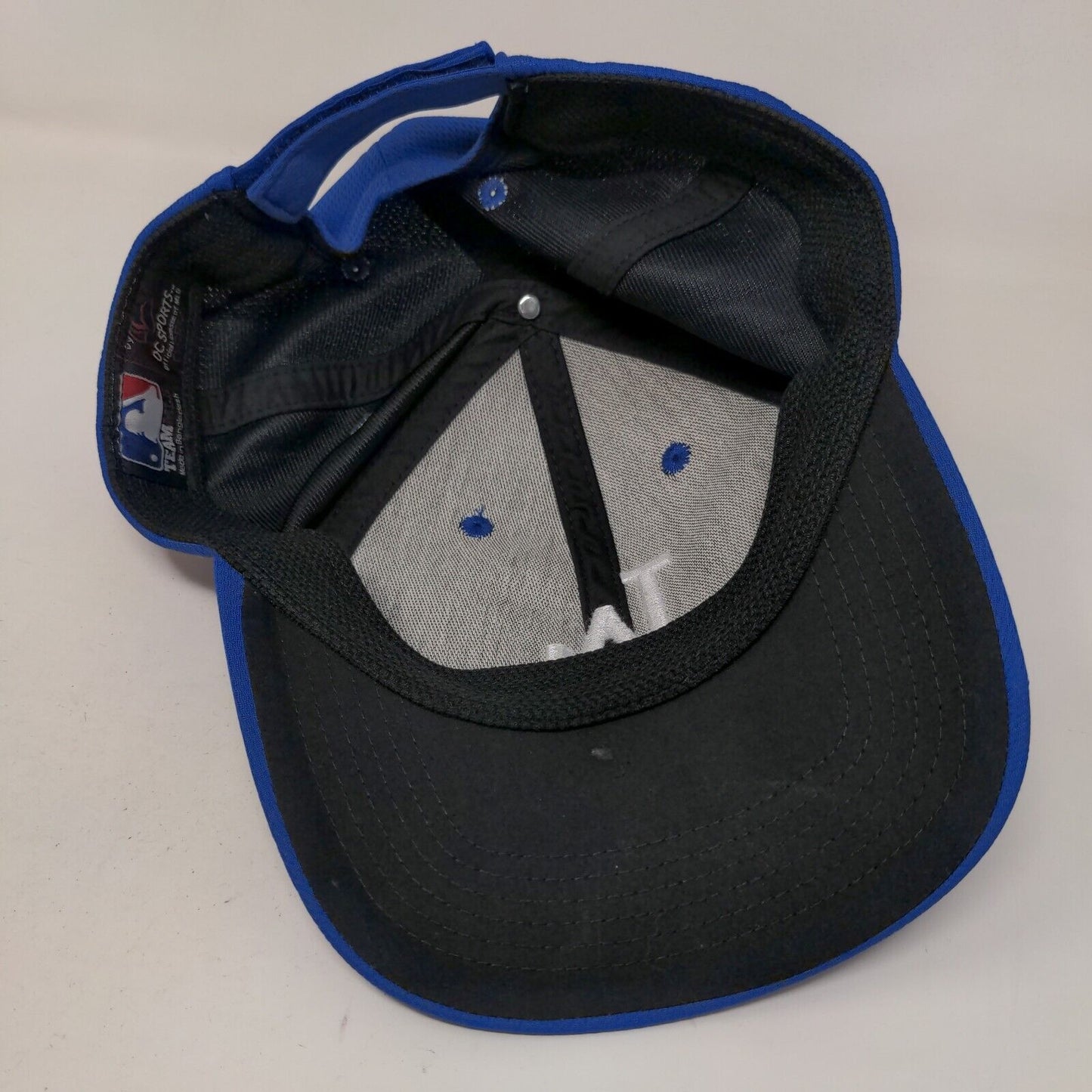 OC Sports Men's Strapback Hat Blue OSFM Embroidered LA Dodgers Logo MLB