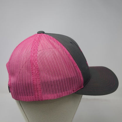 Richardson 112 Trucker Hat Gray Pink Pig Ethington Show Hogs Mesh Back One Size