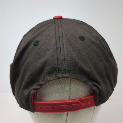 American Needle Detroit Red Wings NHL 5 Panel Snapback Hat Black Red White OSFM