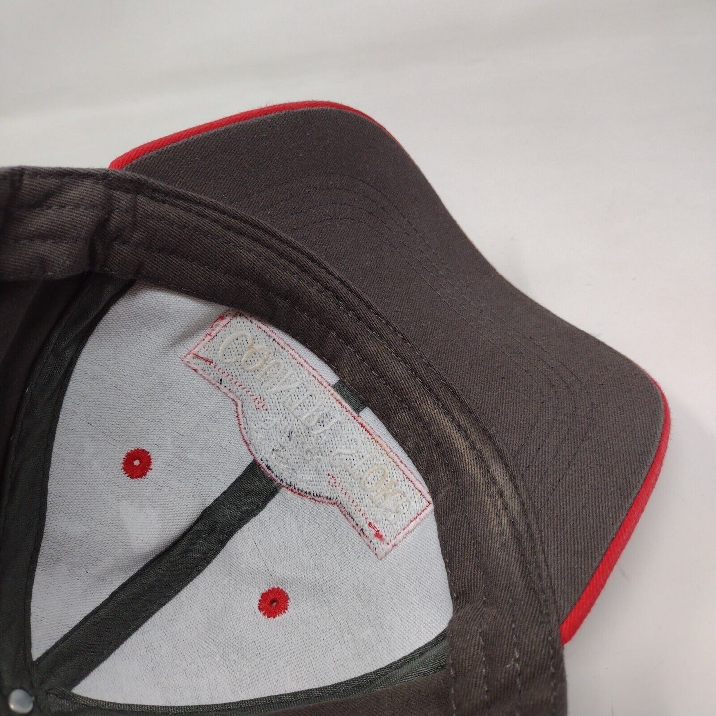 Valley Country Store Strapback Hat Gray OSFA Adjustable Embroidered