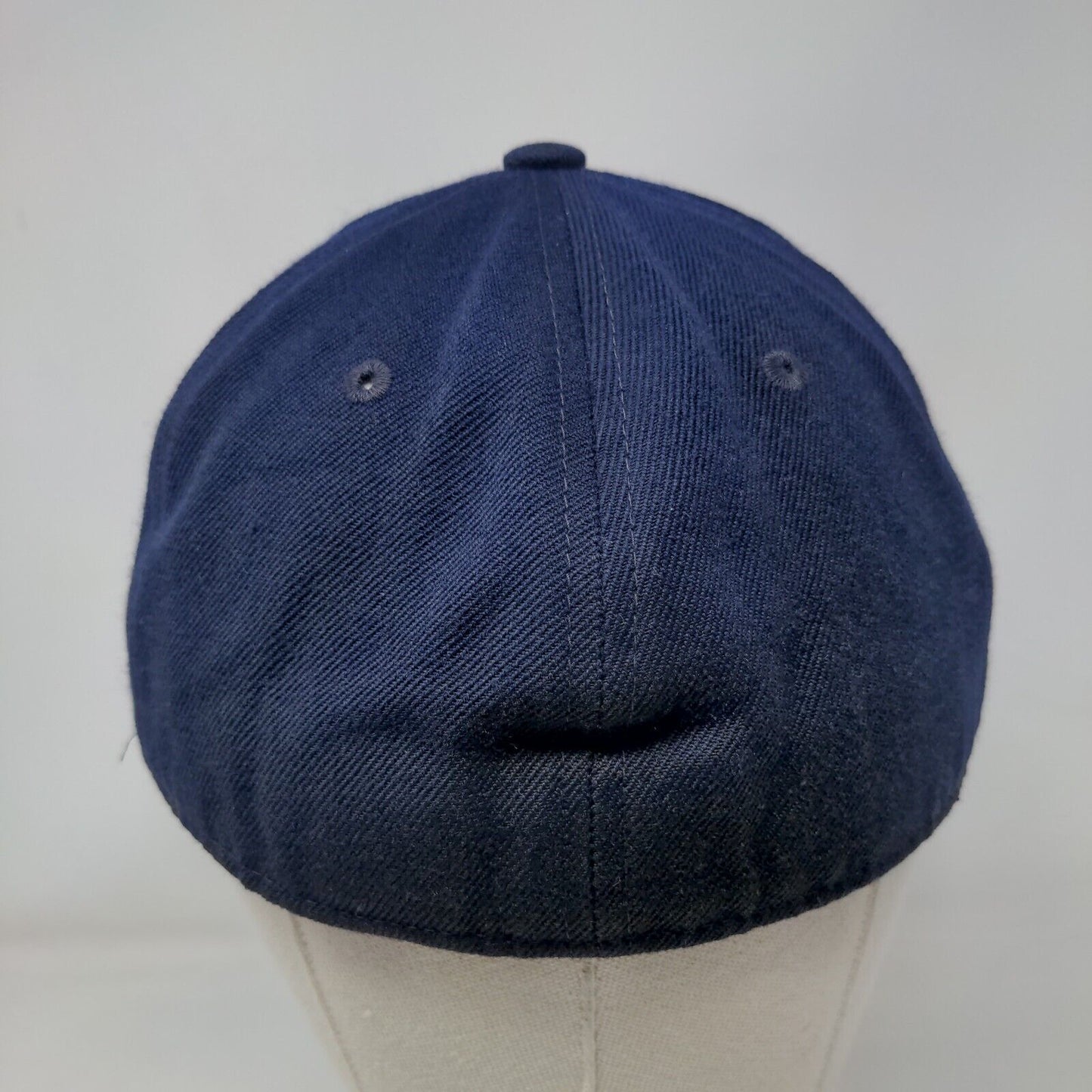 KB ETHOS Fitted Hat Blue Size 7 1/2/XL Lightweight Vented Holes 6 Panel Blank